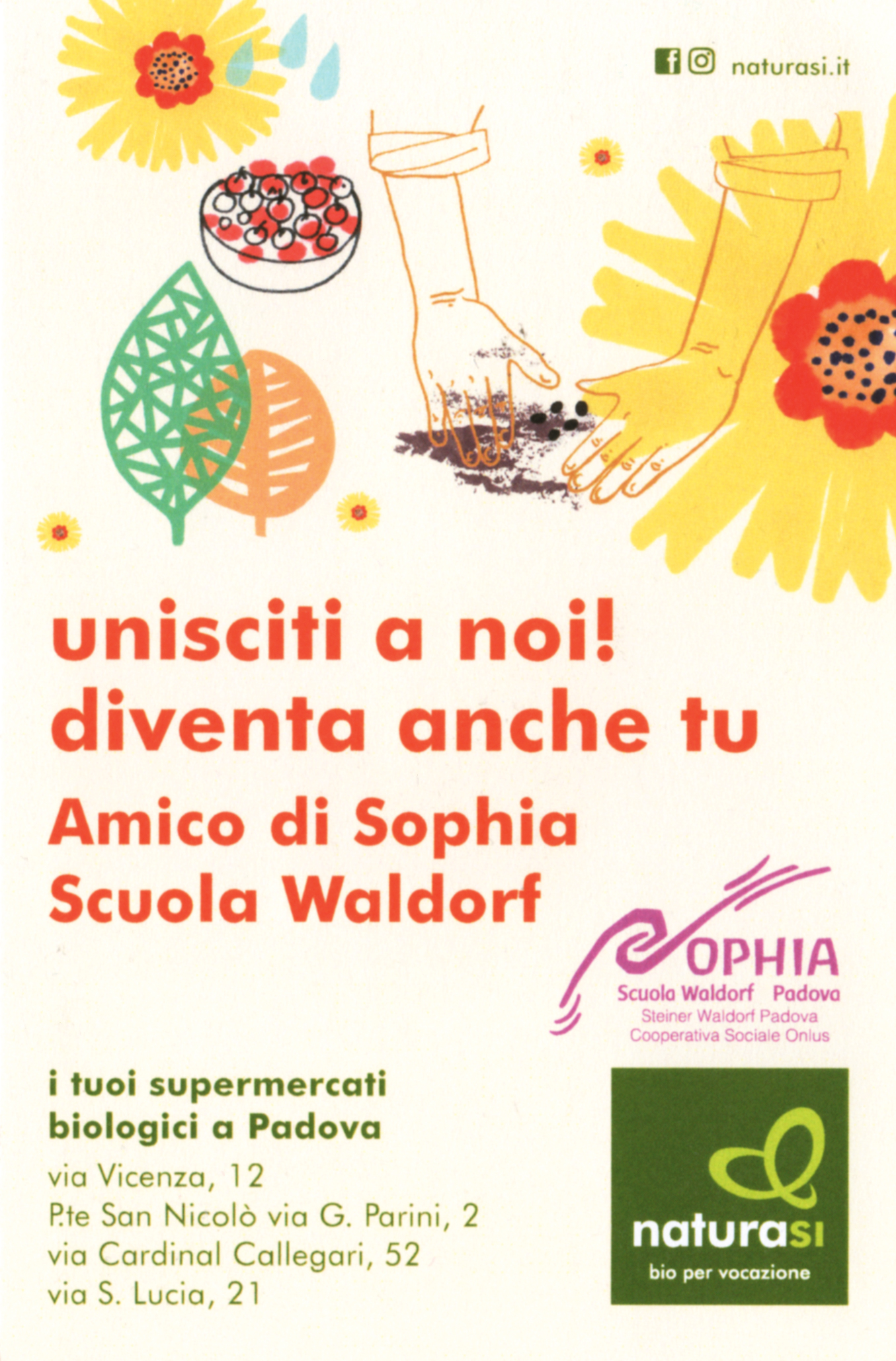 Natura SI & Scuola Waldorf: unisciti a noi! | Scuola Waldorf Padova Sophia